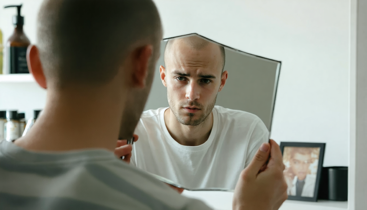 calvitie précoce à 20 ans : explorez les causes, consultez des témoignages en images et découvrez des solutions efficaces pour lutter contre la perte de cheveux dès le jeune âge.