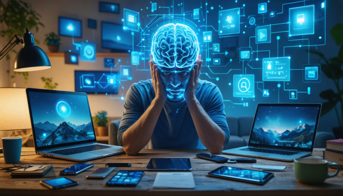 découvrez les symptômes liés à l'excès d'écrans à l'âge adulte, son impact sur le cerveau et adoptez un plan simple et sans stress pour réduire votre temps d'écran efficacement.