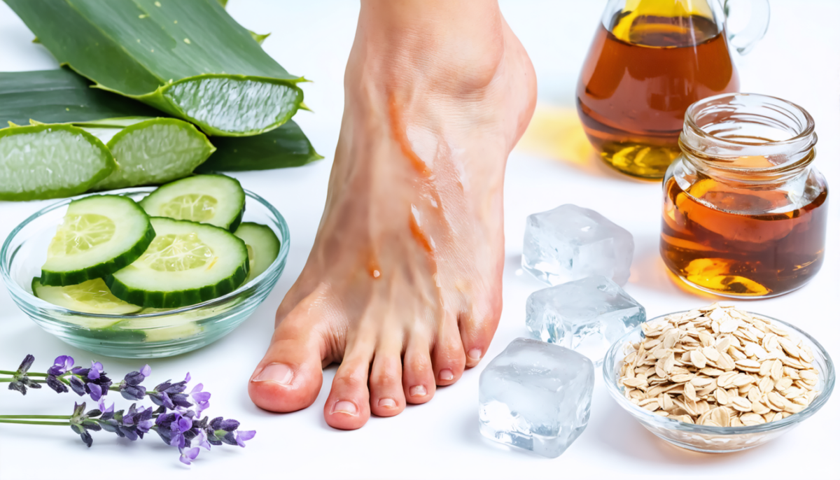 pied en feu ? découvrez 7 astuces de grand-mère efficaces pour soulager rapidement vos brûlures et apaiser vos douleurs au pied.